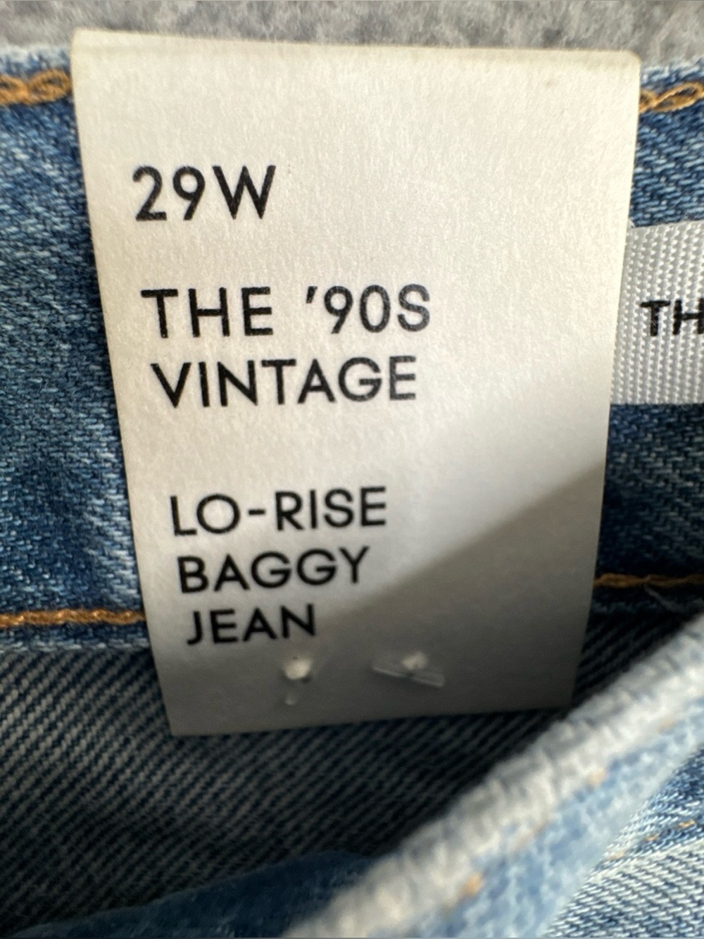 Aritzia Denim Forum "The 90s" Lo-Rise Baggy Wide Leg Jeans Women's Sz 29W NWT - Picture 14 of 16
